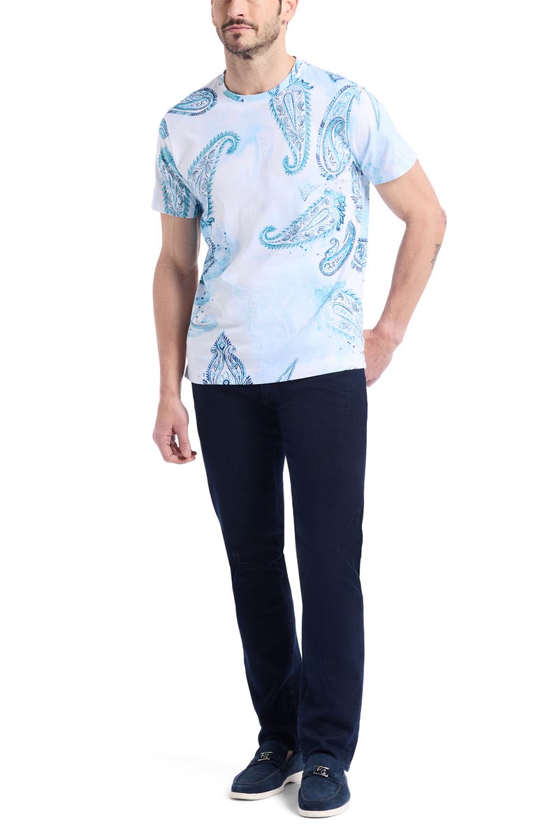 Robert Graham Balerno Graphic T-Shirt, Alternate, color, Blue Multi