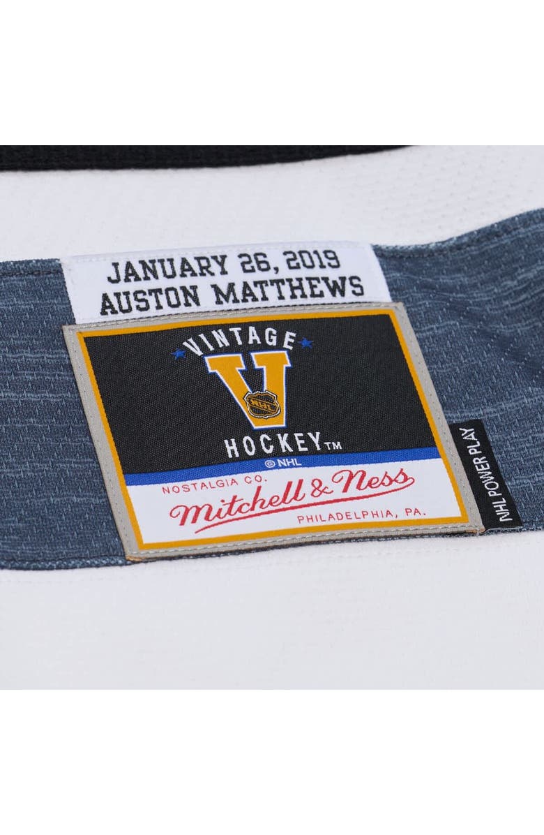 Mitchell & Ness Men's Mitchell & Ness Auston Matthews White 2019 All-Star Game Power Play Jersey, Alternate, color, White