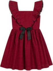 Hope & Henry Kids' Organic Ruffle Jumper Dress