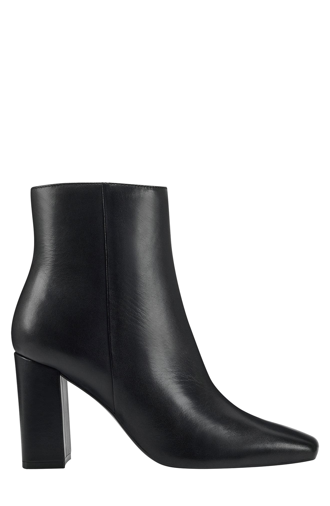 Marc Fisher Nebula Square Toe Bootie, Alternate, color, 