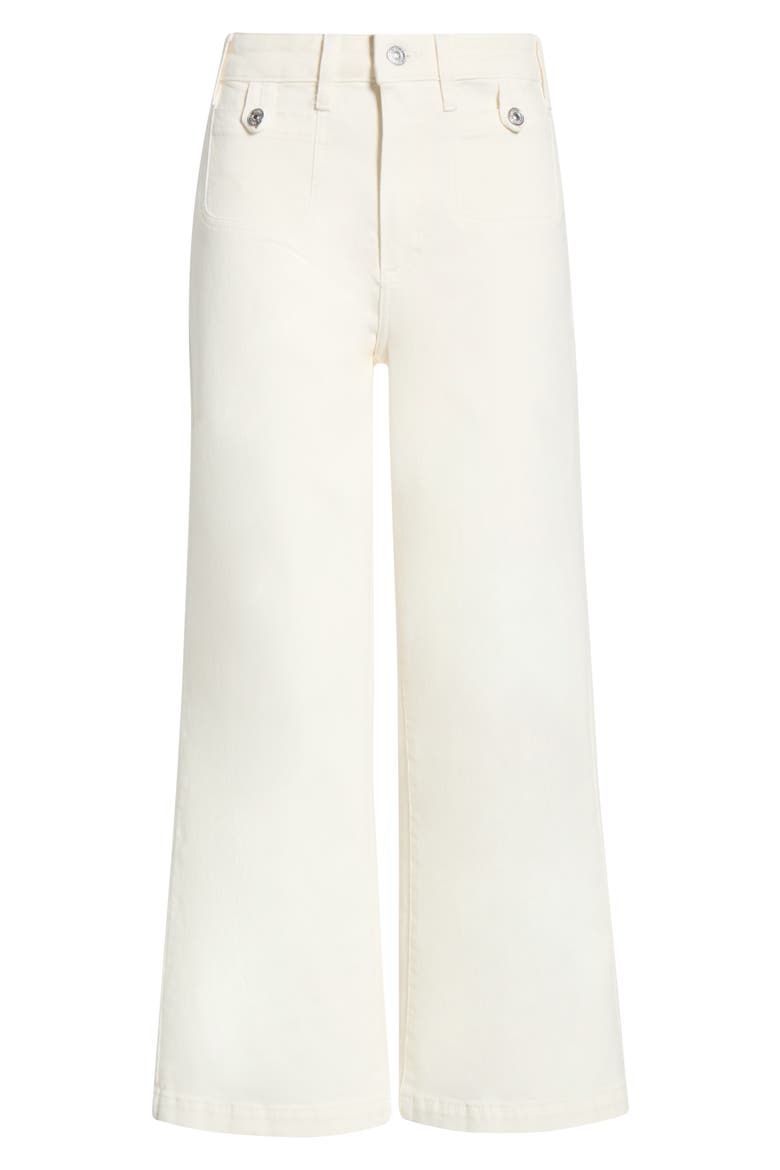 Anessa High Waist Ankle Wide Leg Jeans, Alternate, color, TONAL ECRU