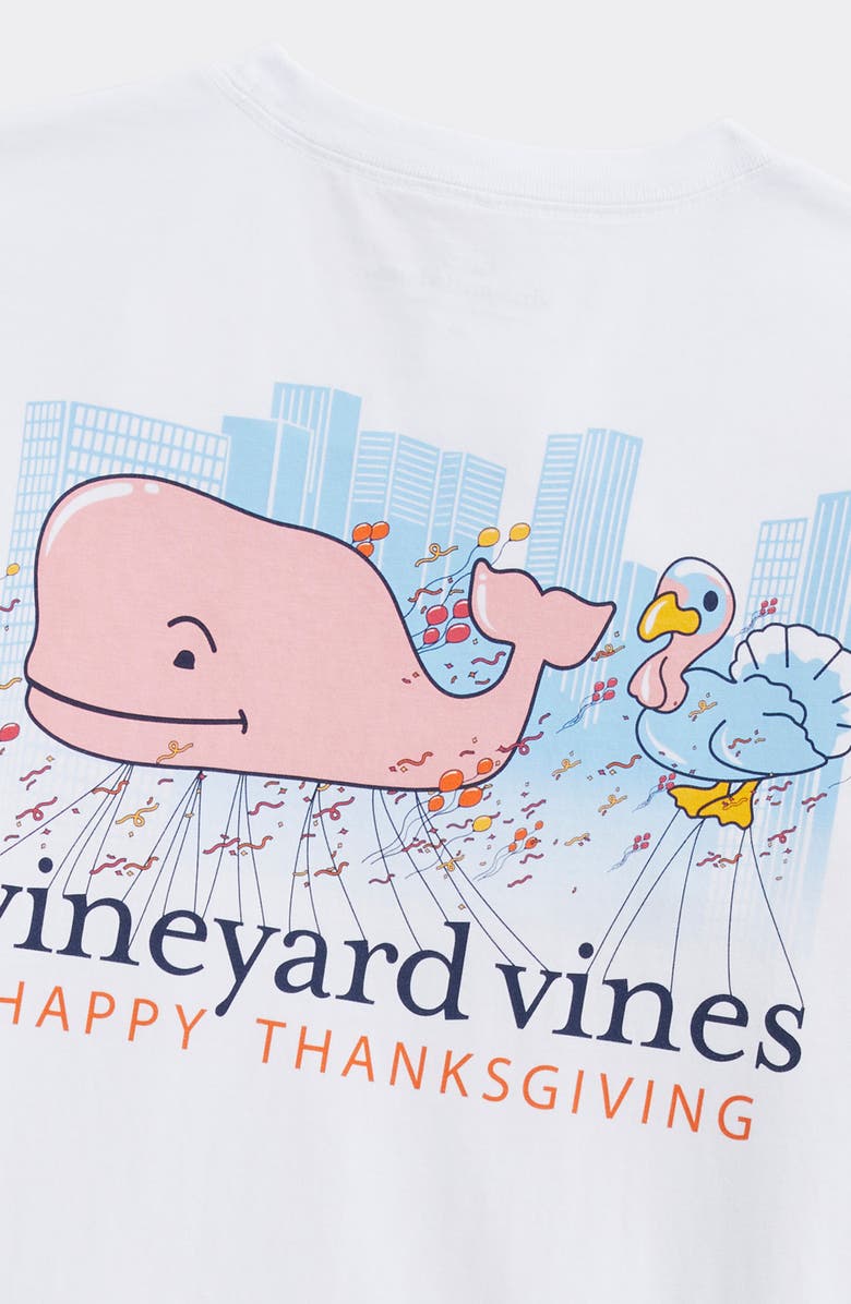 vineyard vines Thanksgiving Parade Long Sleeve Cotton Graphic T-Shirt, Alternate, color, 