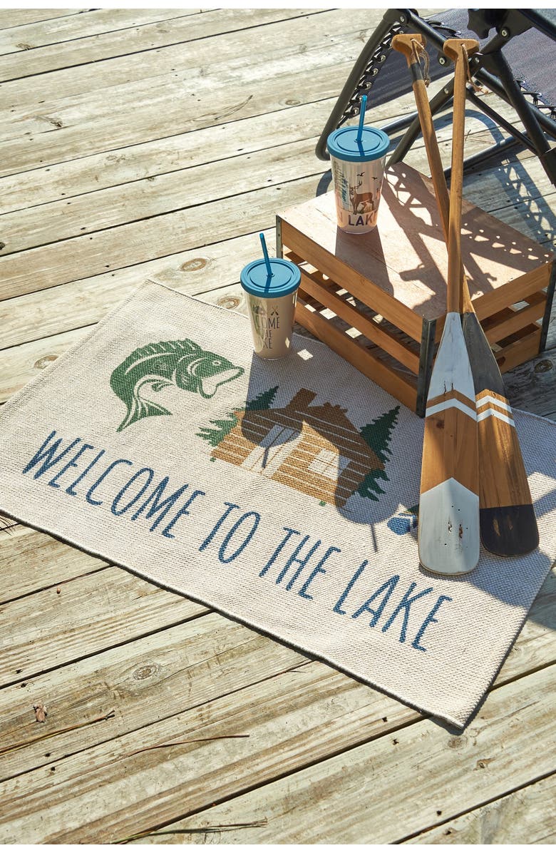 Beachcombers Wooden Decorative Wall Hanging Oar 35.4", Alternate, color, Brown