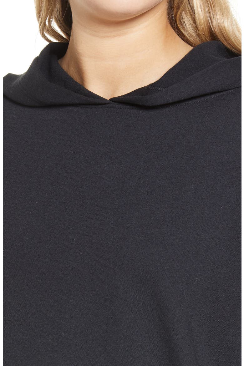 Boyfriend Hoodie, Alternate, color, BLACK