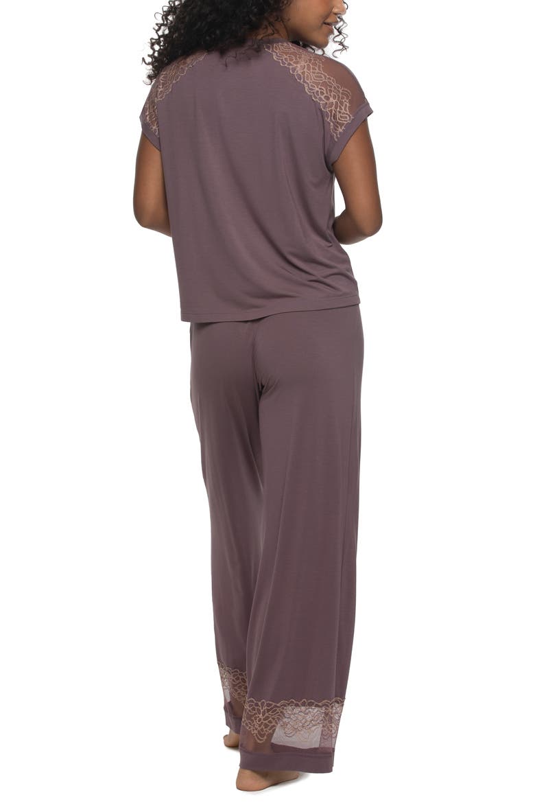 Esme Tee and Pants Pajama Set, Alternate, color, FLINT