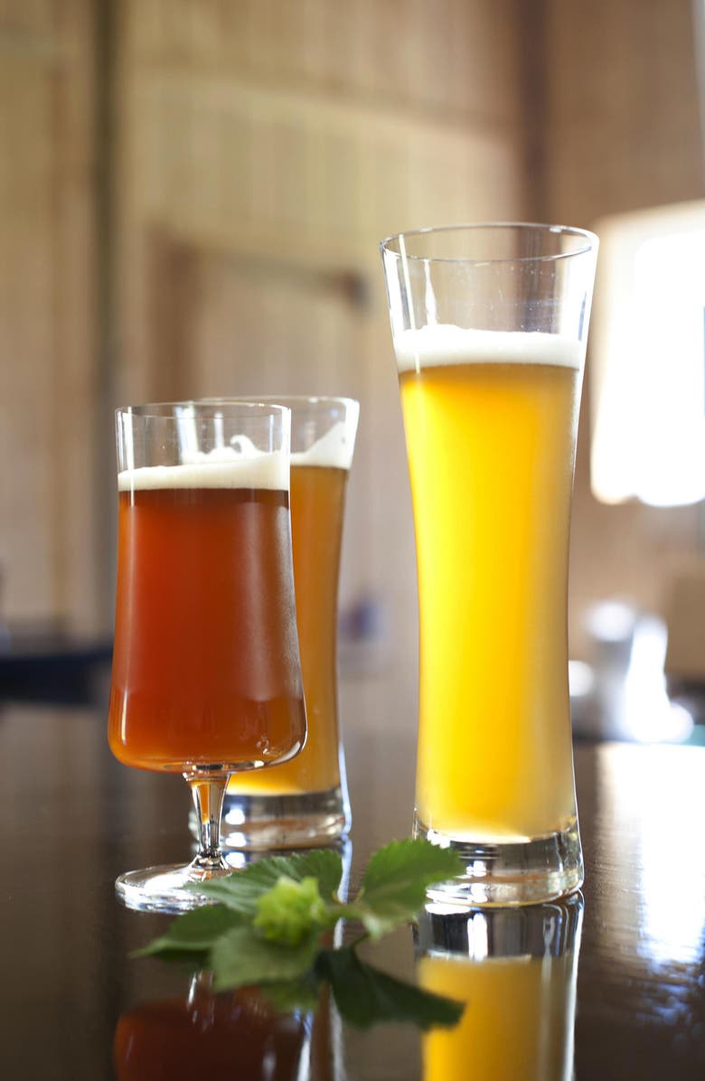 Schott Zwiesel Beer Basic Set of 6 Pilsner Beer Glasses, Alternate, color, Clear