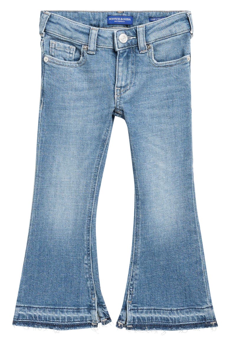 Kids' The Charm Flare Leg Jeans, Main, color, NAVY