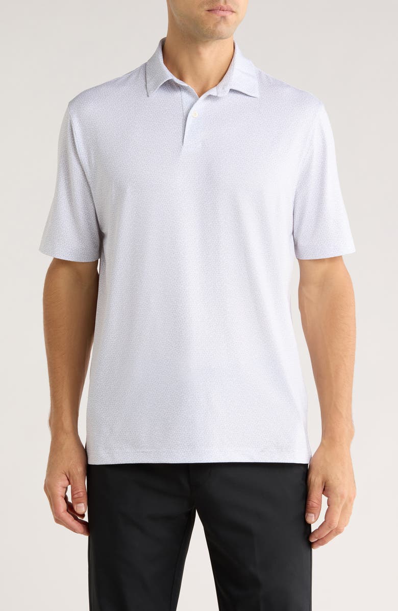 Greg Norman Knit Polo, Main, color, Shark Grey