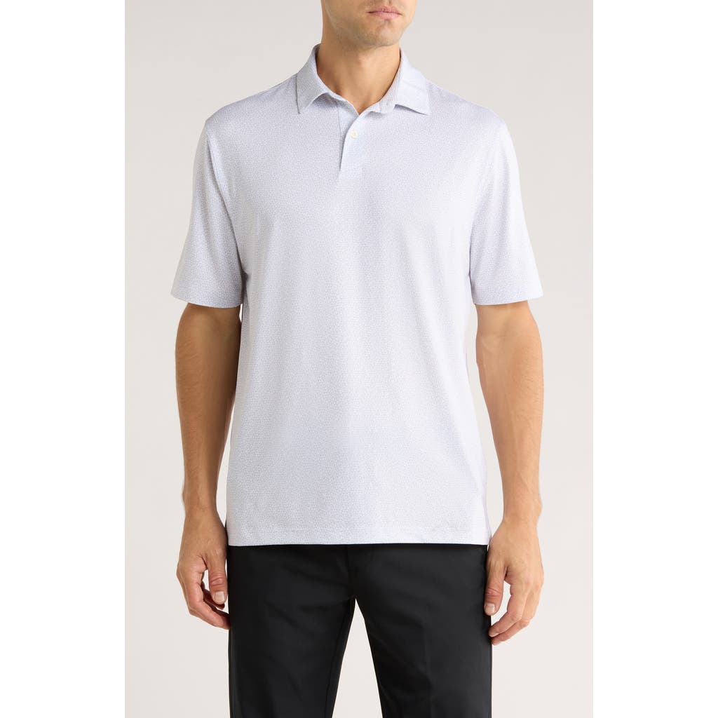 Greg Norman Knit Polo In Gray