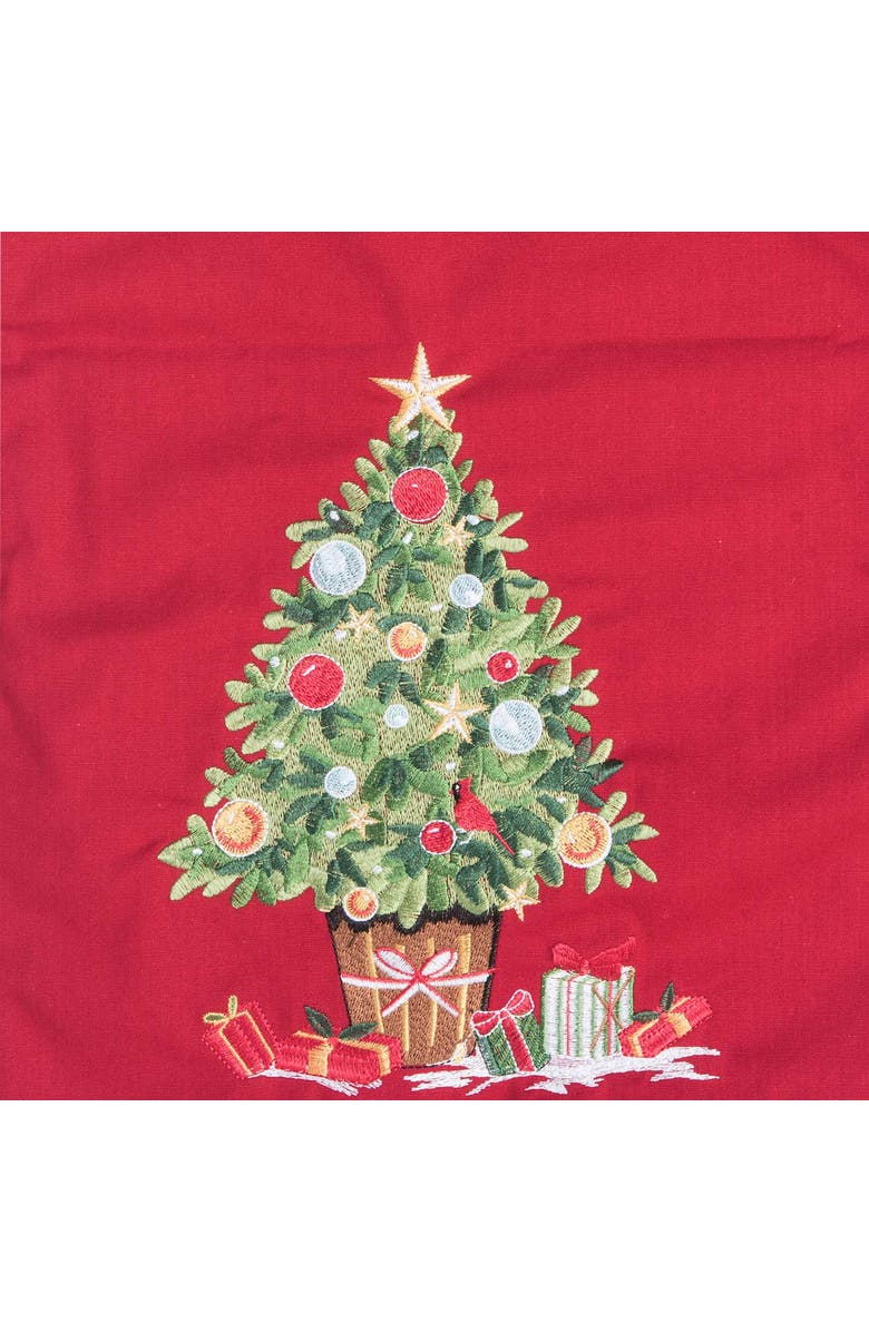 C&F Home Holiday Tree Table Runner 14" x 72", Alternate, color, Green