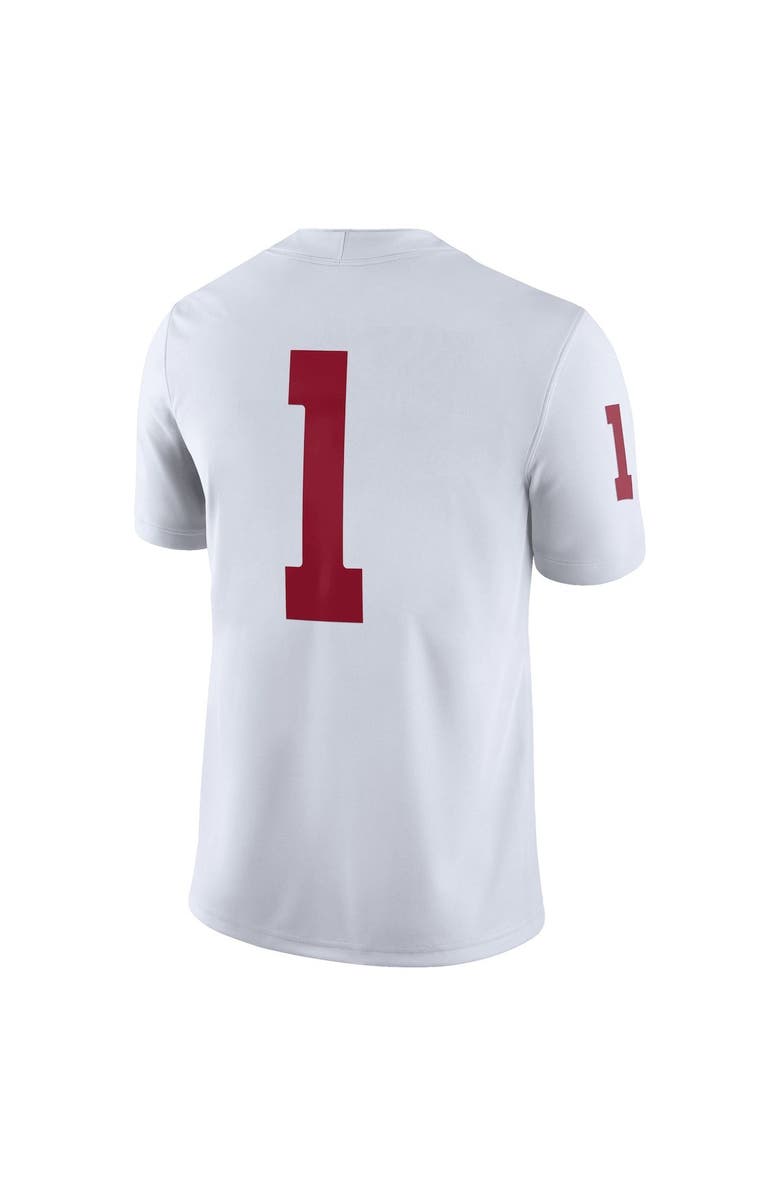 Jordan Brand Men's Jordan Brand White Oklahoma Sooners #1 Away Game Jersey, Alternate, color, 