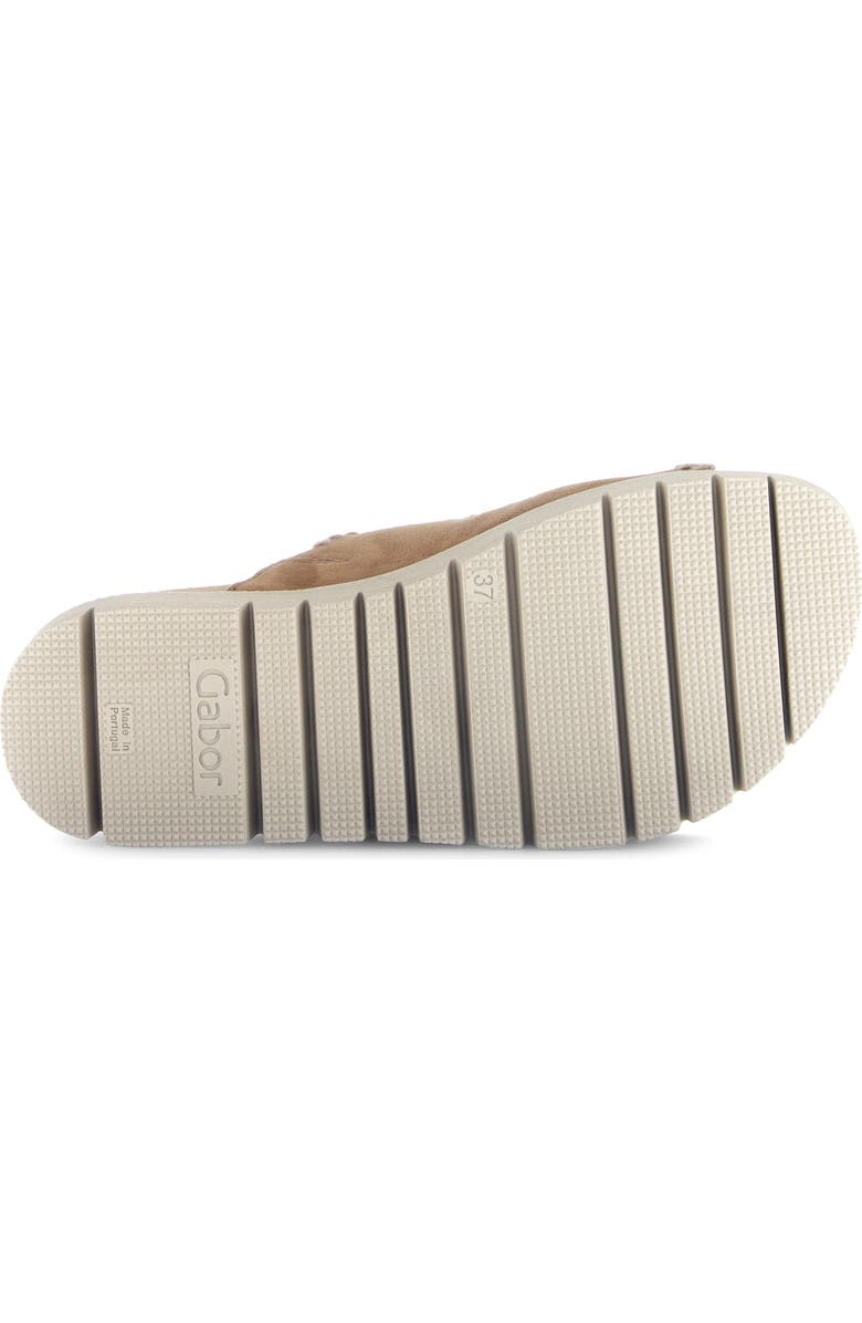 Gabor Buckle Strap Sandal, Alternate, color, Sattel