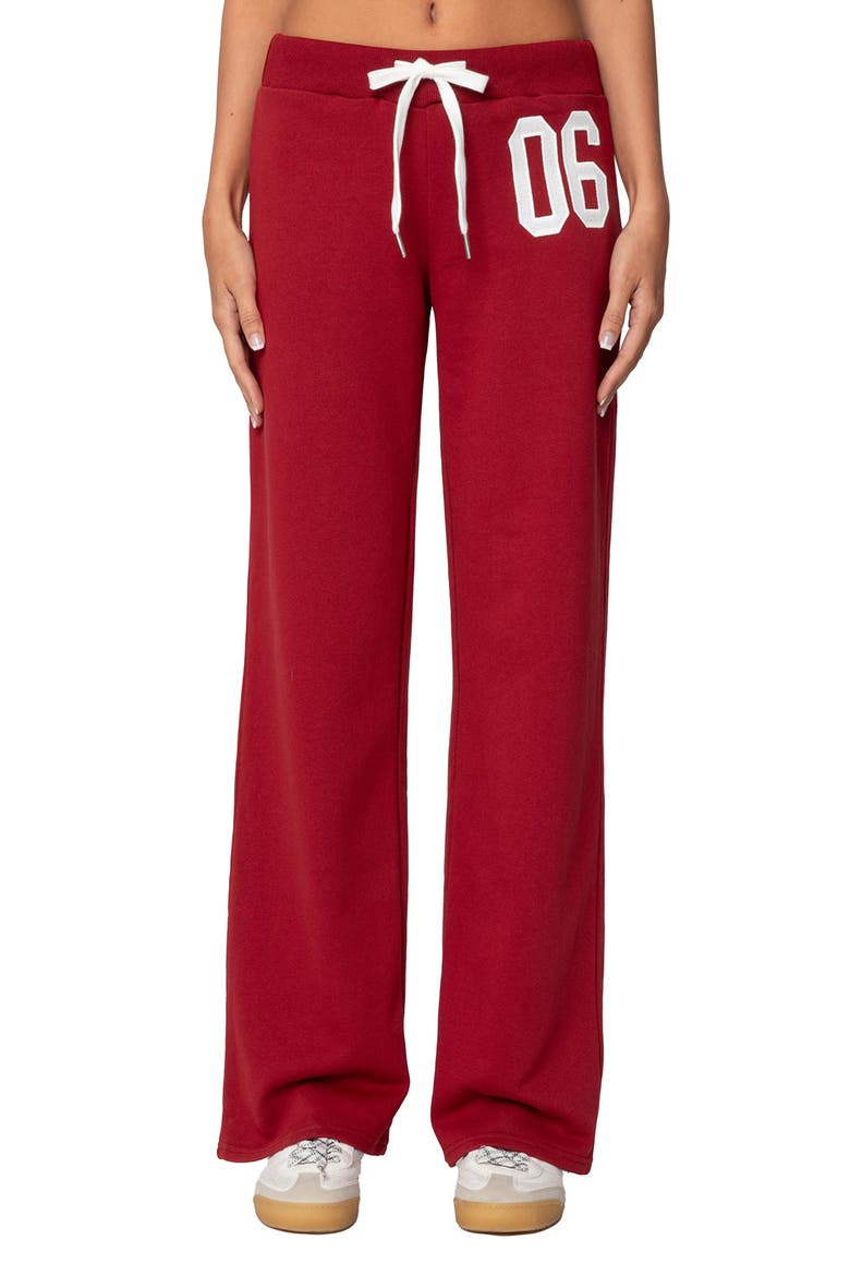 '06 Sweatpants, Main, color, BURGUNDY