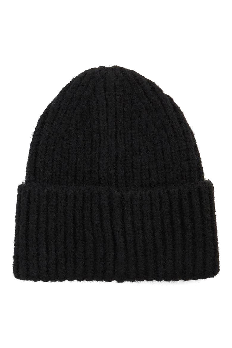 Meryl Cuff Beanie, Alternate, color, BLACK