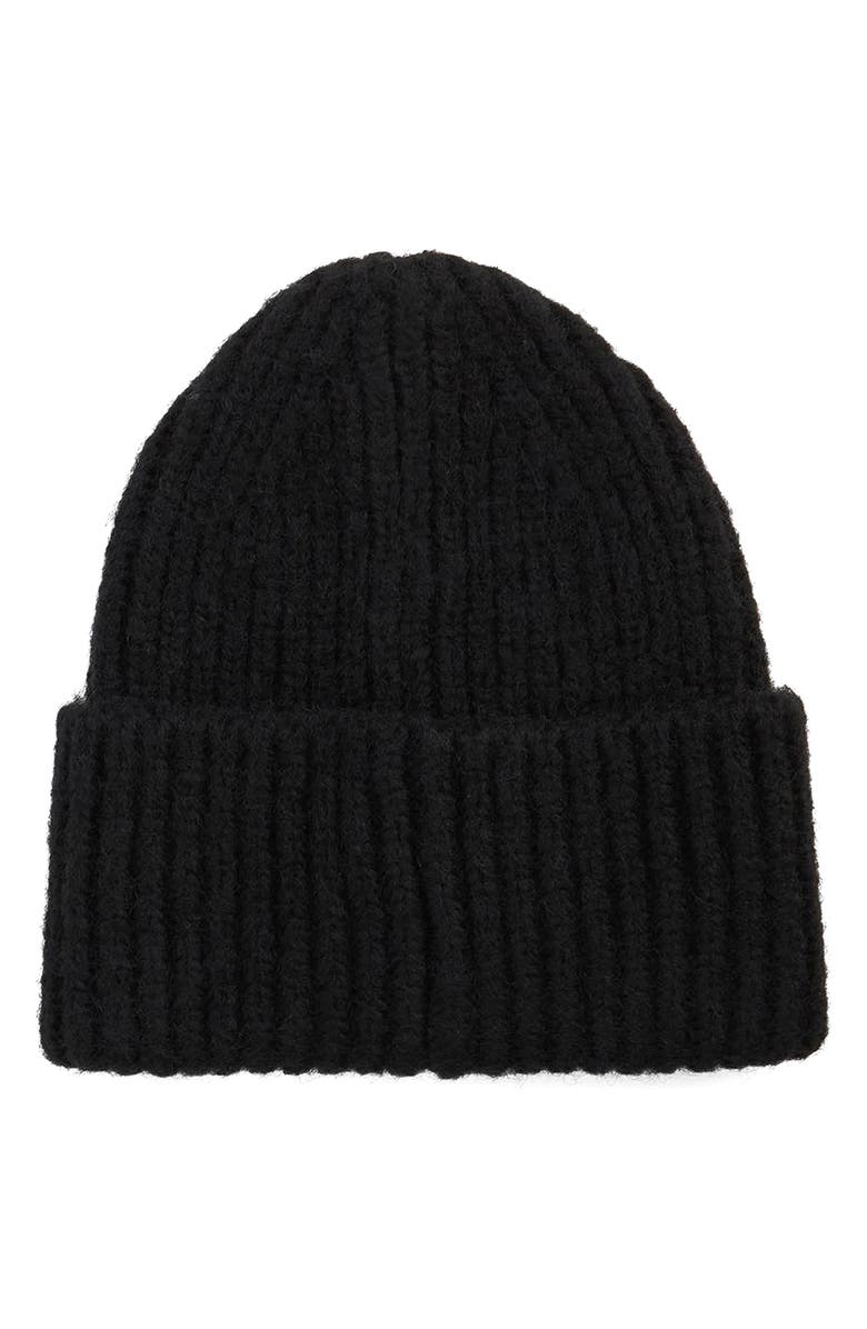 Barbour Meryl Cuff Beanie, Alternate, color, Black