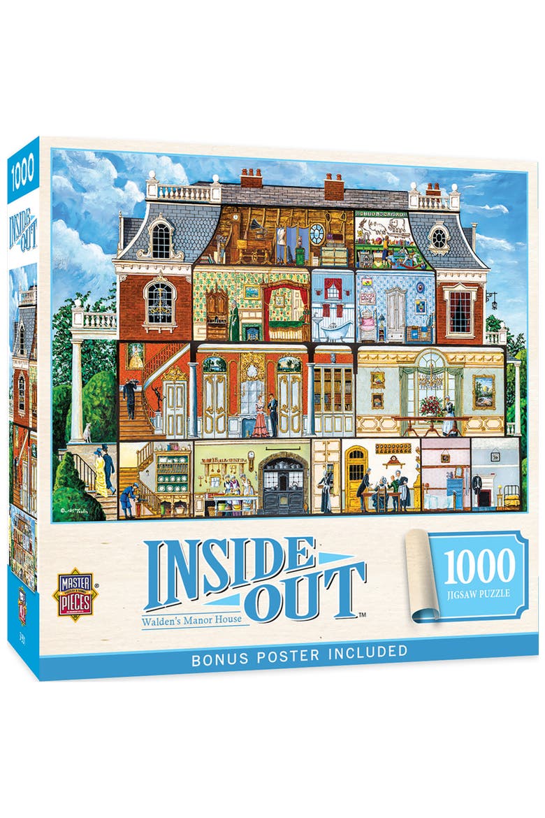 Walden's Manor House 1000 Piece Puzzle, Main, color, Multicolor