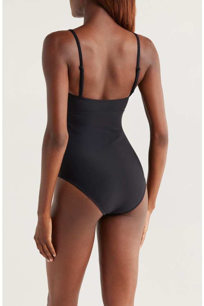 Aerin One-Piece Swimsuit, Alternate, color, BLACK