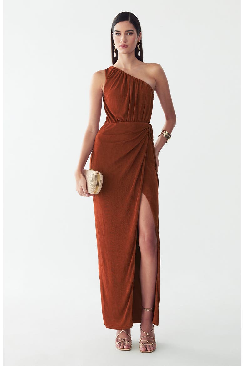 Emilie Maxi Dress, Alternate, color, Copper