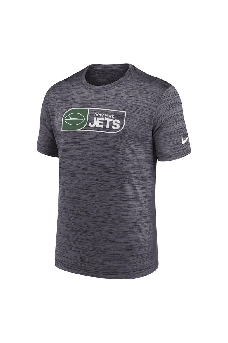 Men's Nike Black New York Jets Big & Tall Velocity Jock Tag Performance T-Shirt, Alternate, color, Black