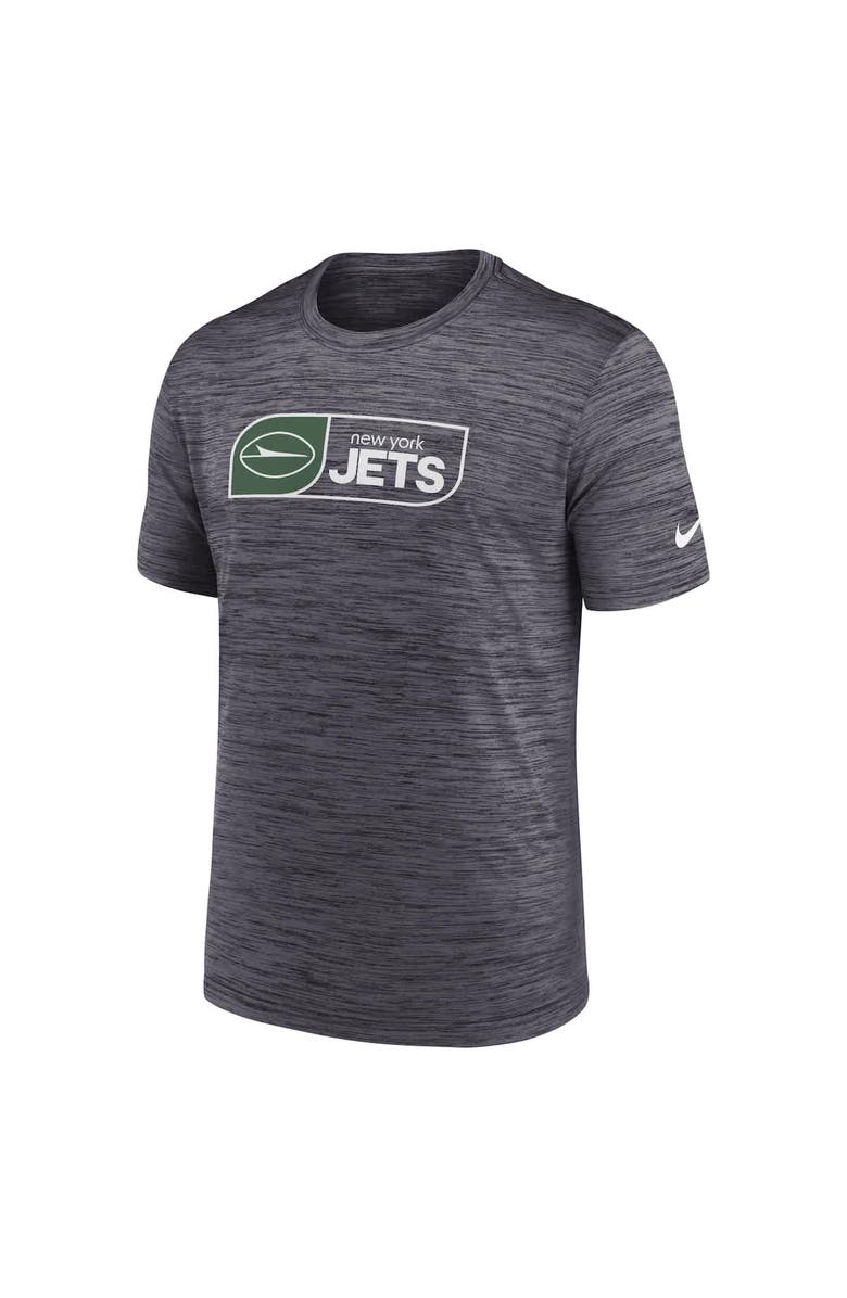 Nike Men's Nike Black New York Jets Big & Tall Velocity Jock Tag Performance T-Shirt, Alternate, color, Black