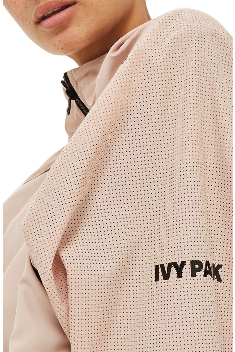 Perforated Pullover Jacket, Alternate, color, DUSTY PINK