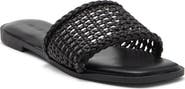 WILD DIVA LOUNGE Sola Woven Slide Sandal