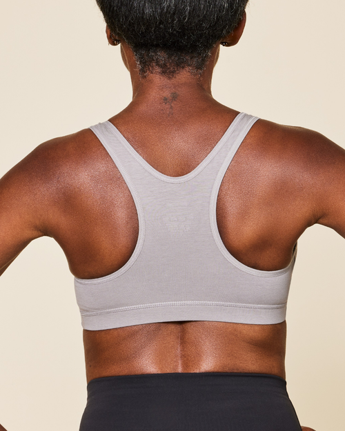 Meadow Glide Cotton Racerback Bralette In Multi