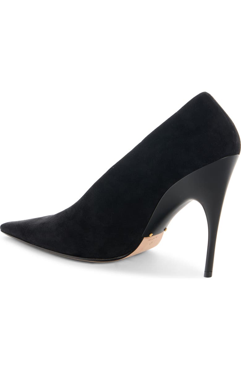 Balenciaga Duchesse Pointed Toe Pump, Alternate, color, Black