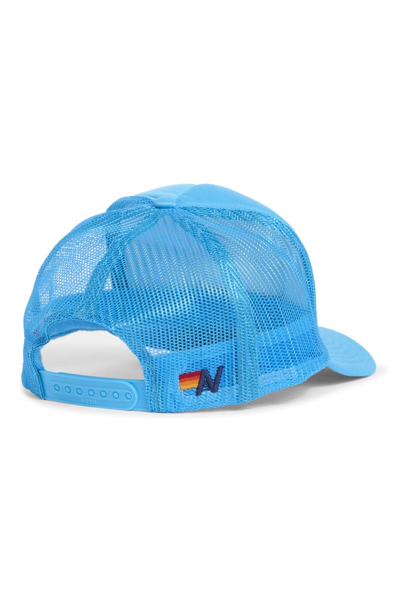 Smiley Baseball Cap, Alternate, color, NEON BLUE