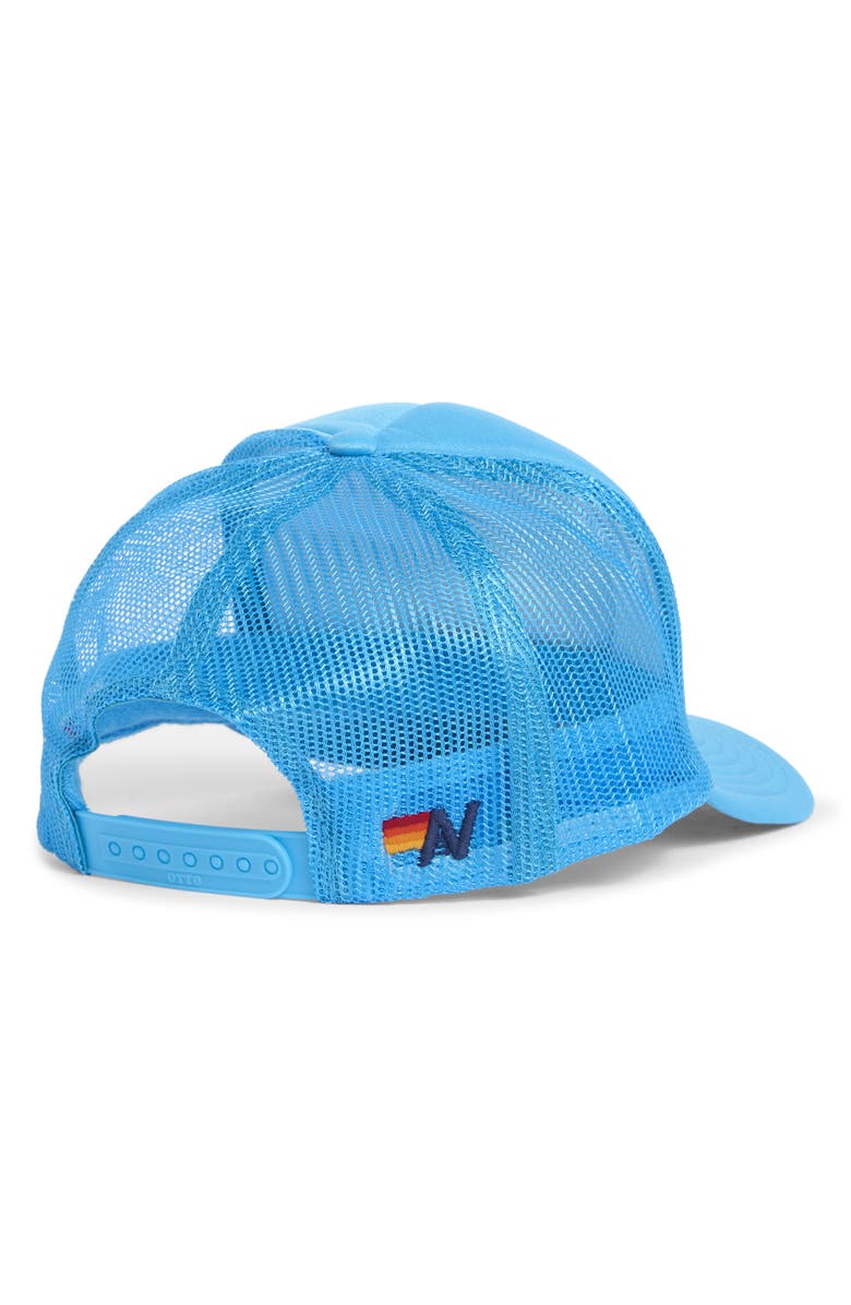 Aviator Nation Smiley Baseball Cap, Alternate, color, Neon Blue