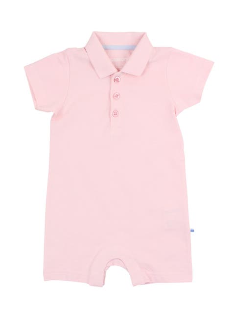 Baby Boys Pique Polo Romper