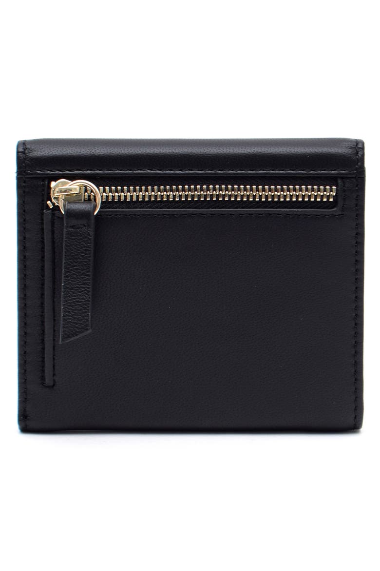 Skylar Leather Wallet, Alternate, color, BLACK