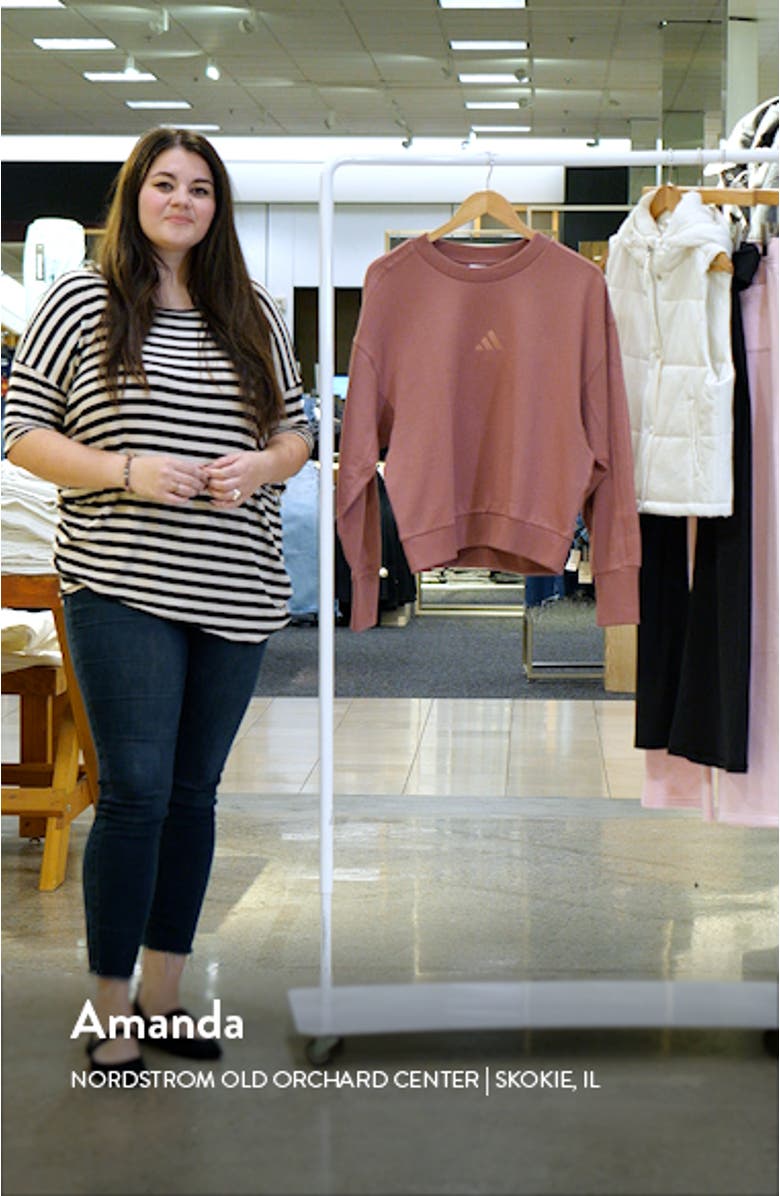 All Szn French Terry Crewneck Sweatshirt, sales video thumbnail