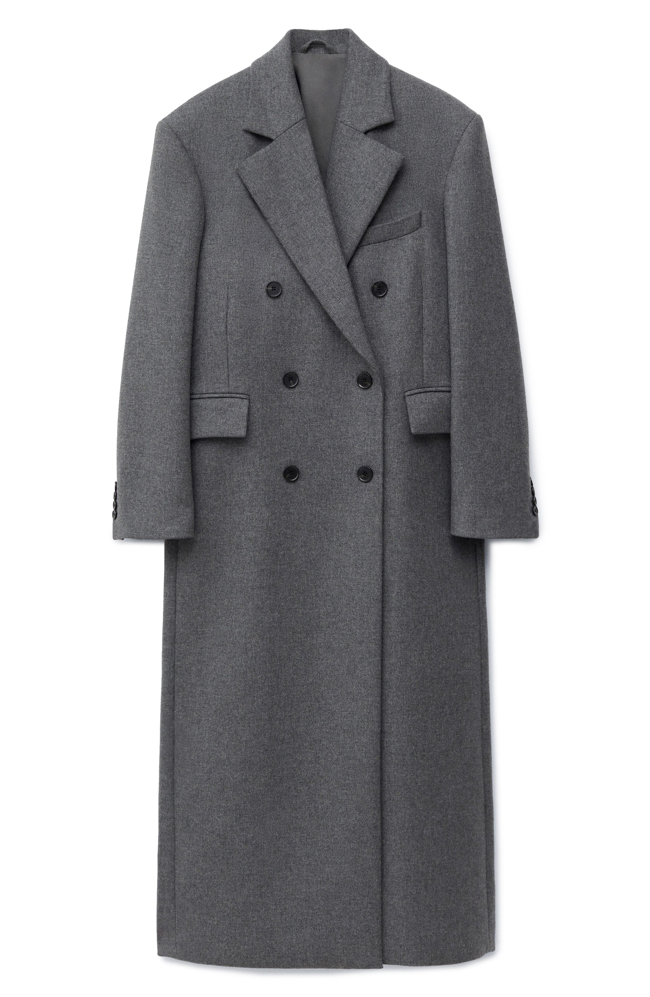 Longline Double Breasted Coat (Women) | Nordstromrack