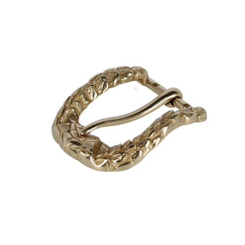 Trafalgar 35mm Opulent Scaled Italian Solid Brass Harness Belt Buckle