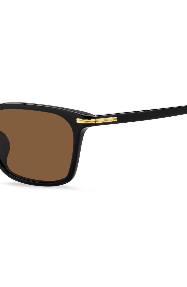 BOSS 56mm Square Sunglasses, Alternate, color,