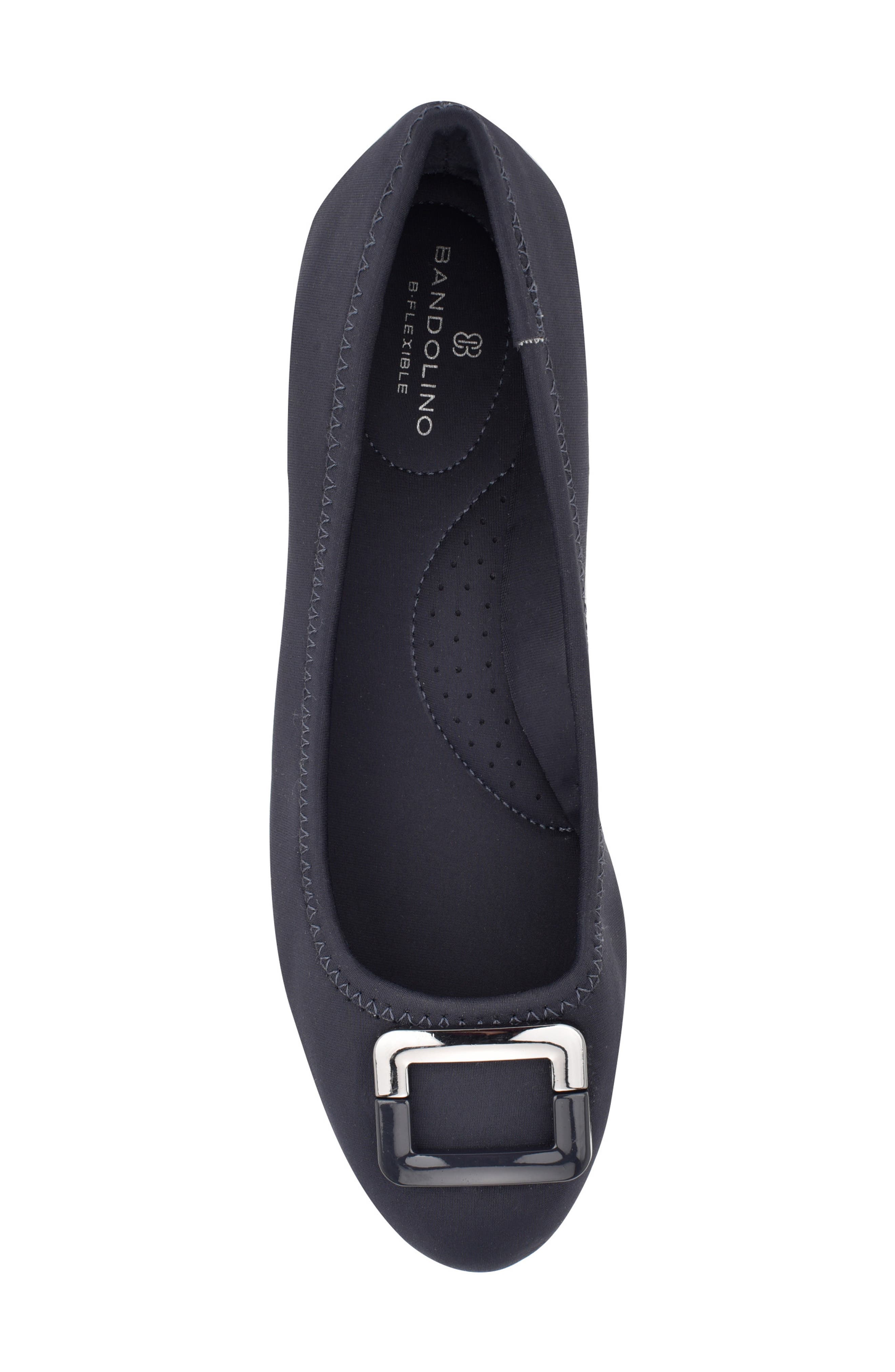 Wedge Pump, Alternate, color, NAVY BLUE FABRIC
