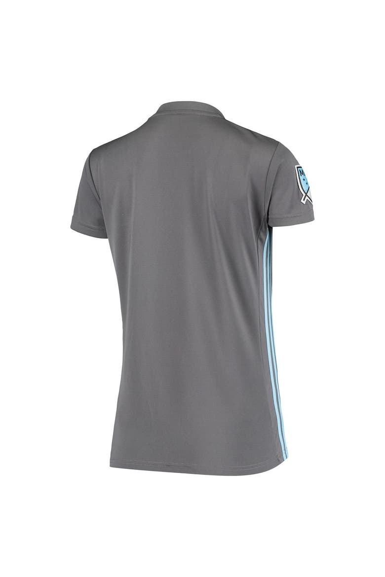 Women's adidas Gray Minnesota United FC 2018/19 Replica Primary Jersey, Alternate, color, Gray
