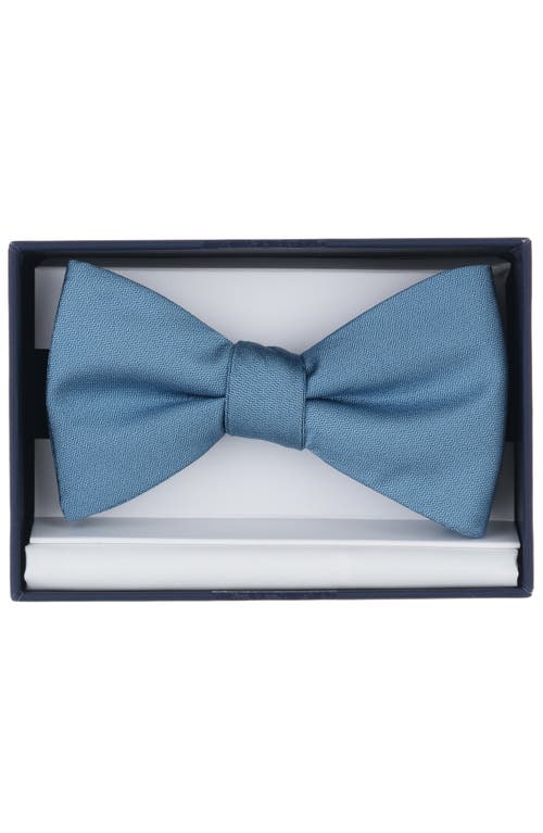 Original Penguin Textured Satin Bow Tie & Pocket Square Set