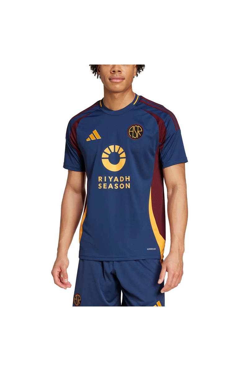 adidas Men's adidas Navy AS Roma 2024/25 Third Replica Jersey, Alternate, color,