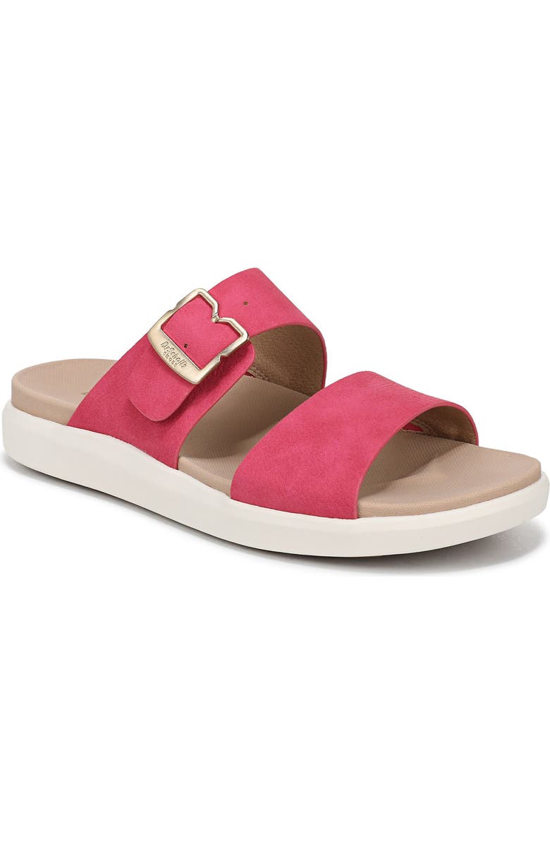 Dr. Scholl's All Time Double Strap Slide Sandal, Main, color, Pink Daquiri