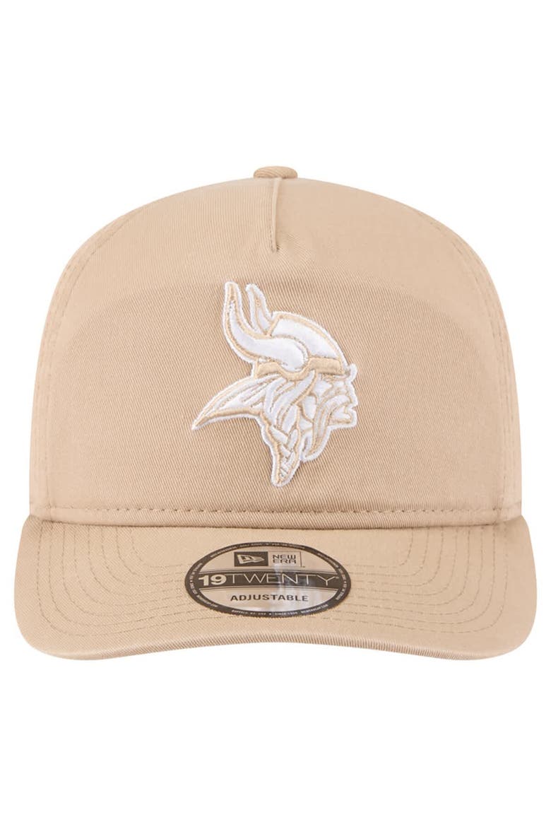 Men's New Era Tan Minnesota Vikings 19TWENTY Adjustable Hat, Alternate, color, Tan