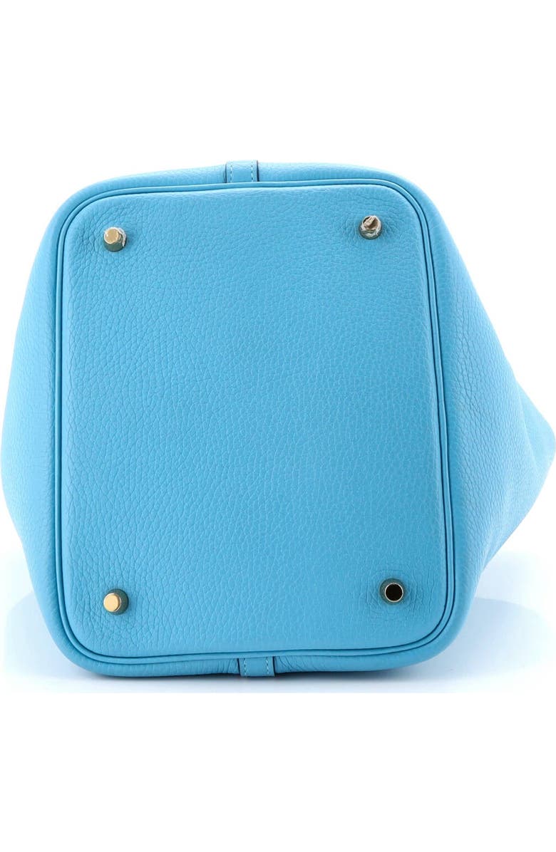 Pre-Owned Hermes Picotin Lock Bag Clemence MM, Alternate, color, Celeste
