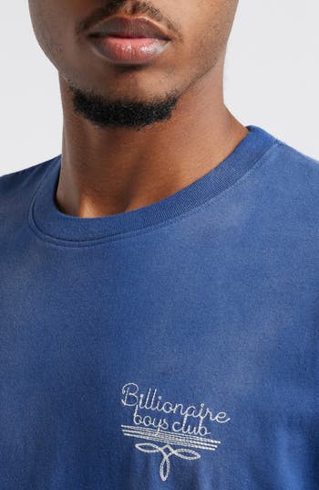 North Star Logo Embroidered Cotton Graphic T-Shirt