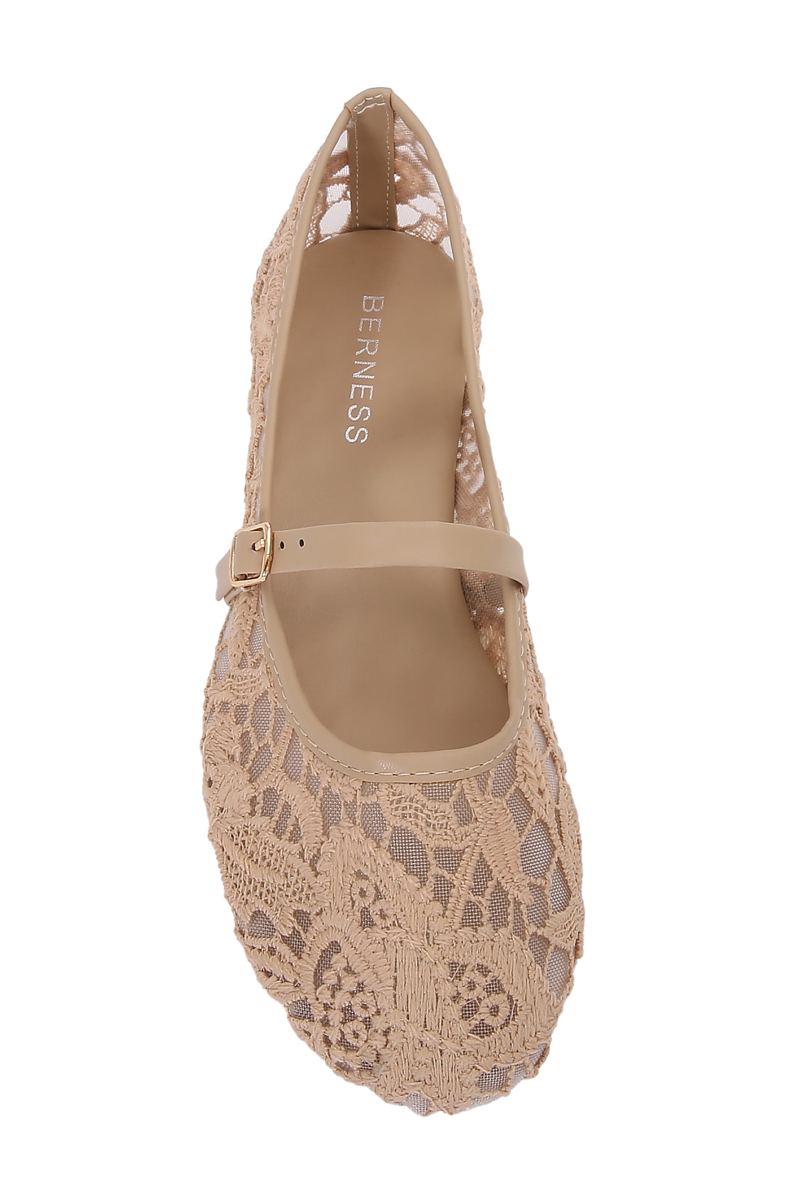 Venice Mary Jane Flat, Alternate, color, BEIGE