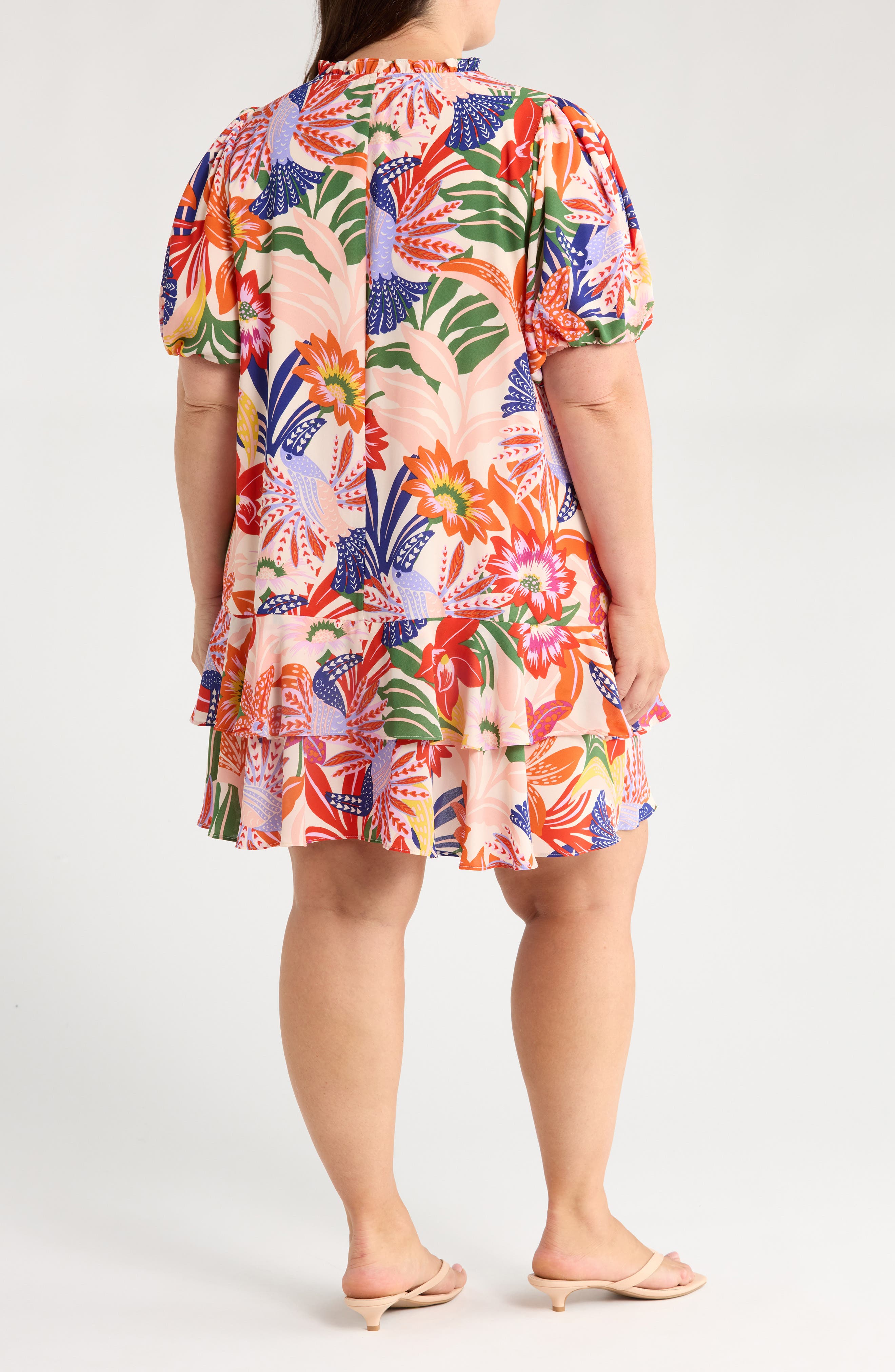 Hatley Floral Split Neck Minidress - image 2