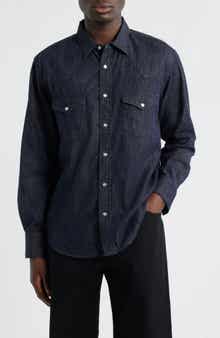EDWIN Denim Western Button-Up Shirt