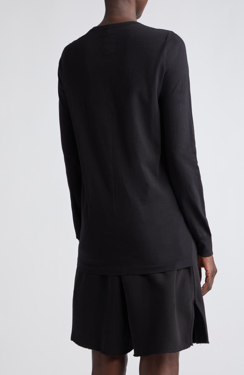 Rick Owens x Moncler Level Long Sleeve Graphic T-Shirt, Alternate, color, 