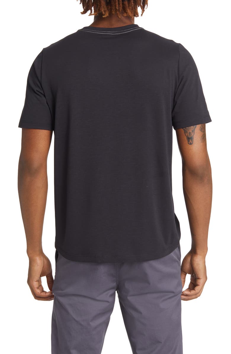 Vuori Current Tech Tee, Alternate, color, Black