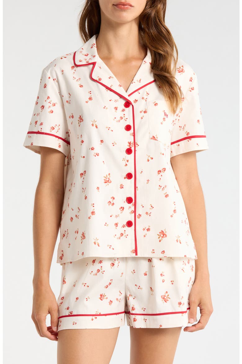 Blair Stretch Organic Cotton Short Pajamas, Main, color, LOVIE